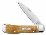 CASE BOSE ANTIQUE BONE SMOOTH TRIBAL LOCK KNIFE