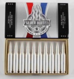 10 PACK .999 FINE SILVER 2 OZT 308 CALIBER BULLETS