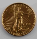 1992 GOLD 1/10 OZ AMERICAN EAGLE BU COIN