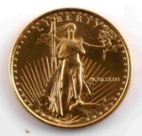 1989 GOLD 1/10 OZ GOLD AMERICAN EAGLE BU COIN