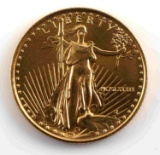 1989 GOLD 1/10 OZ AMERICAN EAGLE BU COIN