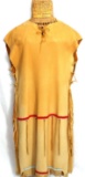NATIVE AMERICAN STYLE BEADED BUCKSKIN DRESS