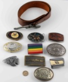 COLLECTION OF BELT BUCKLE LOT BIG VARIETY