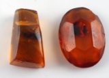 AMBER STONES WITH BUGS ENCASED LOT 1.6 TO 1.9 GRAM