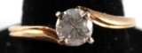 .5 TCW SOLITAIRE DIAMOND 14KT GOLD WEDDING RING