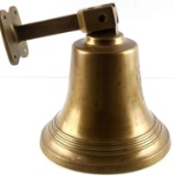 VINTAGE PENNSYLVANIA BRONZE KEYSTONE RAILROAD BELL