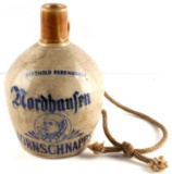 ANTIQUE NORDHAUFEN KORNSCHNAPPS JUG STONEWEAR