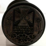 WWI IMPERIAL GERMAN STAMP IRON CROSS SEAL