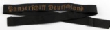 WWII GERMAN KRIEGSMARINE PANZERSCHIFF CAP TALLY