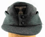 WWII GERMAN THIRD REICH ENLISTED MAN SS M43 CAP