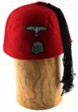 WWII GERMAN THIRD REICH MUSLIM VOLUNTEER FEZ CAP