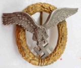 WWII GERMAN THIRD REICH LUFTWAFFE PILOT BADGE