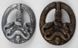 WWII THIRD REICH ANTIPARTISAN WARFARE BADGES LOT