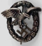 GERMAN WWII THIRD REICH LUFTWAFFE OBSERVER BADGE