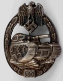 GERMAN WWII THIRD REICH TANK ASSAULT BADGE