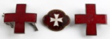 WWI WWII GERMAN RED CROSS NURSE ENAMEL INSIGNIA