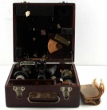WWII US AIR FORCE ARMY BOMBER SEXTANT & CASE