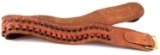 HAND TOOLED LEATHER AMMUNITION BELT 24 ROUND