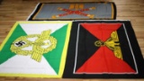 LOT OF 3 THIRD REICH GERMAN FLAGS REPRODUCTION
