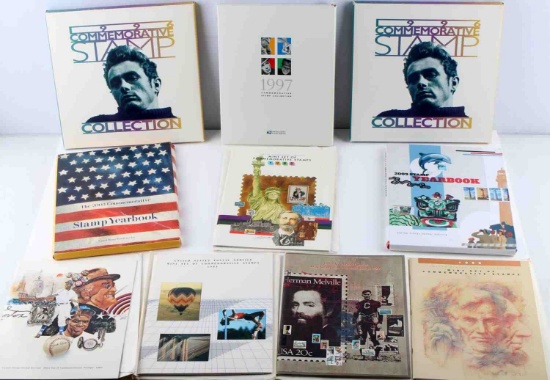 ABOUT $175 FACE OF USPS MINT STAMPS W YEARBOOKS