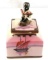 NIPPON CHINA BLACK AMERICANA PORCELAIN INKWELL