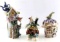 LOT OF 3 CLAYWORKS CERAMIC FIGURINES BY GOLDMINC