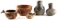 NATIVE AMERICAN CLAY BOWL EFFIGY & VASE POTTERY