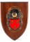 GUNTER COAT OF ARMS FAMILY CREST HERITAGE PLAQUE
