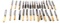 ANTIQUE SHEFFIELD KNIFE AND FORK LOT BONE GRIP