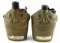 JIM BEAM DECANTER WWII CANTEEN LOT OF 2