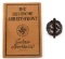 WWII THIRD REICH GERMAN SPORTS BOOKLET & MEDAL