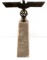 WWII GERMAN THIRD REICH BRONZE NSDAP EAGLE MARBLE