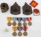 WWII US ARMY MILITARY OFFICER PATCH & MEDAL LOT