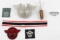 WWII THIRD REICH GERMAN INSIGNIA LOT CAP SHAKO