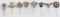 GROUP OF 8 THIRD REICH GERMAN WWII STICKPINS