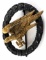 WWII GERMAN LUFTWAFFE PARATROOPER PIN BADGE