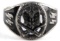 GERMAN WWII THIRD REICH WAFFEN SS SILVER RING