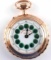 GERMAN WWII THIRD REICH ROSE GOLD POCKET WATCH
