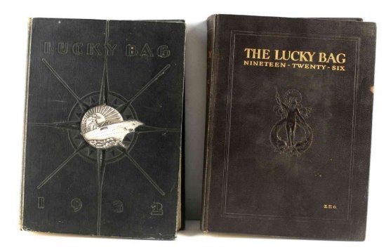 1932 &1926 US NAVAL ACADEMY YEARBOOK THE LUCKY BAG