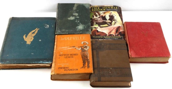 LOT OF 6 VINTAGE EARLY 20TH CENTURY BOOKS