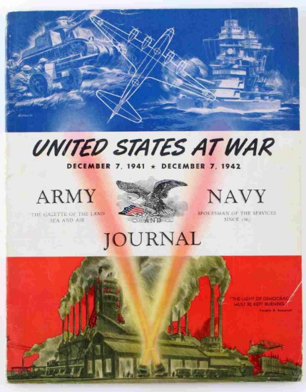 1942 ISSUE OF US ARMY & NAVY  MAGAZINE JOURNAL