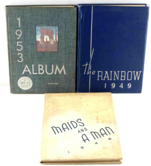 3 VINTAGE GEORGIA  HS & COLLEGE YEARBOOK LOT