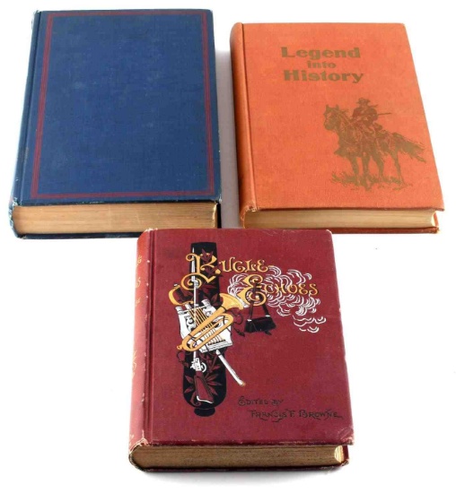LOT OF 3 ANTIQUE CIVIL WAR FIRST EDITION BOOKS