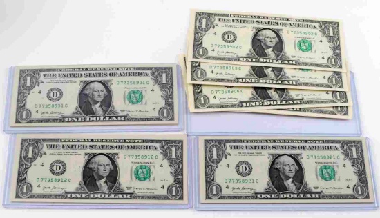 2017 SEQUENTIAL FEDERAL RESERVE DOLLAR BANK NOTES