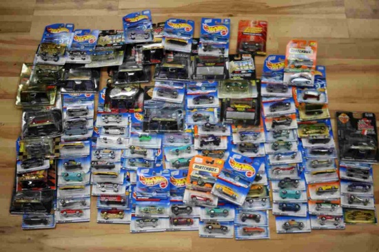 LOT OF HOT WHEELS AND RACING CHAMPIONS TOY CARS