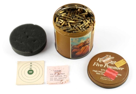 REMINGTON FIVE POUNDER 675 RDS OF .22 LR AMMO CAN