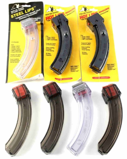 7 BUTLER CREEK HOT LIPS .22 RUGER MAGAZINES