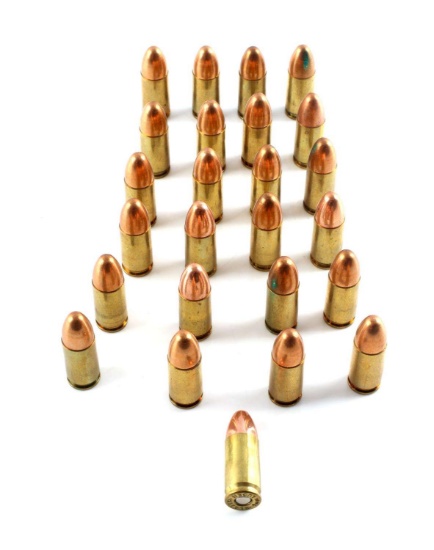 25 ROUNDS OF WINCHESTER 9MM LUGER AMMUNITION