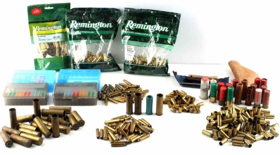 MIXED LOT OF RELOADING EQUIPMENT & SOME AMMO