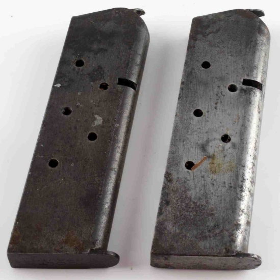 2 WWII 45 AUTO COLT 1911 MAGAZINE LOT